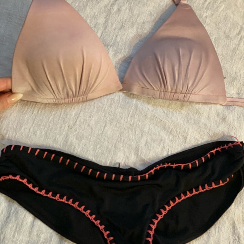 B Swimwear Women’s Coral & Black Bikini